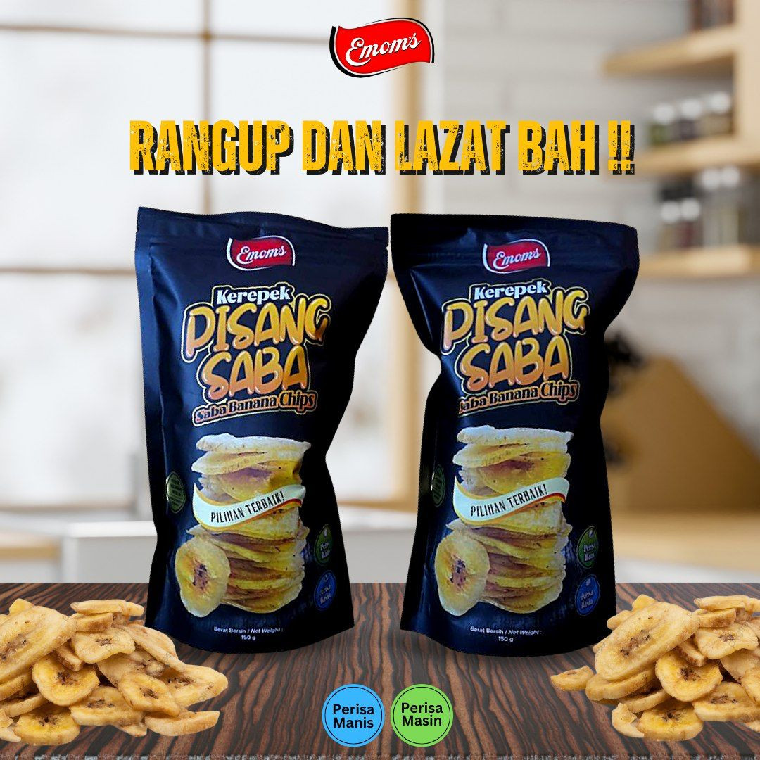 KEREPEK PISANG SABA - MASIN
