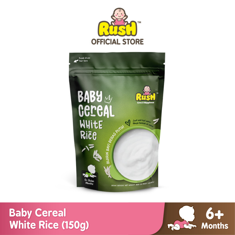 Rush Baby Cereal White Rice 150g