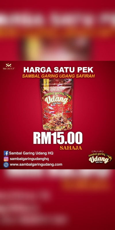 Sambal Garing Udang Safirah