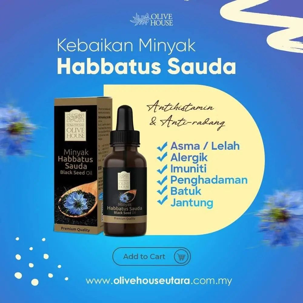 Minyak Habbatus Sauda (Black Seed Oil)
