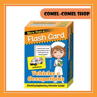 MIND TO MIND FLASH CARD VEHICLES AND OCCUPATIONS (ENGLISH) 32 CARDS
