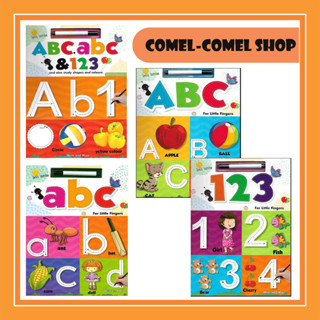 MIND TO MIND BOARD BOOK WITH FREE MARKER (ABC, abc & 123) PRE-SCHOOL 3 TO 6 YEARS