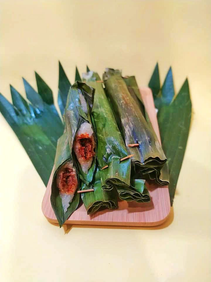 pulut panggang serunding ikan