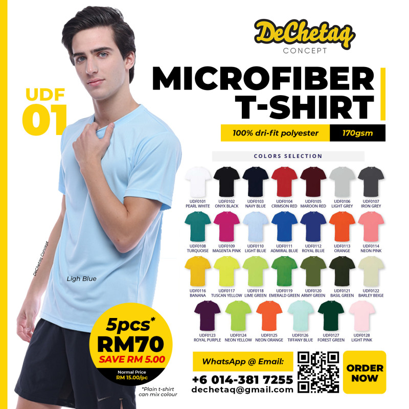 T-Shirt Microfiber (Round Neck)