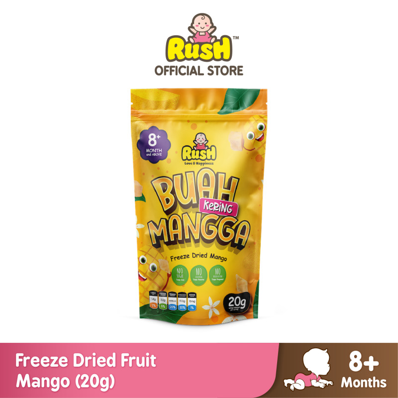 Rush Baby Freeze Dried Fruit Mango 20g