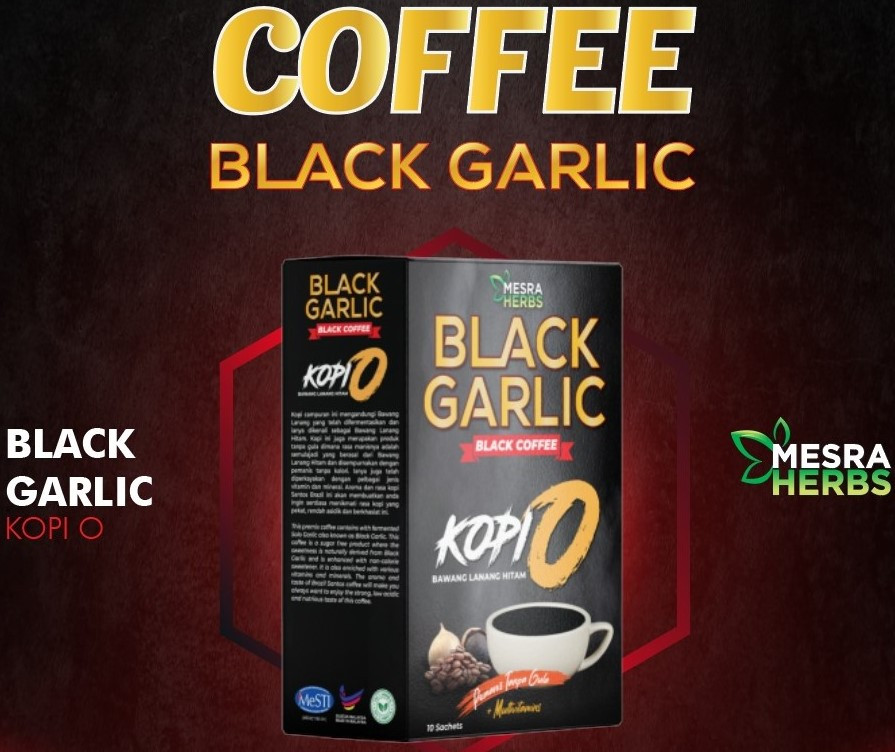 Black Garlic Black  Coffee