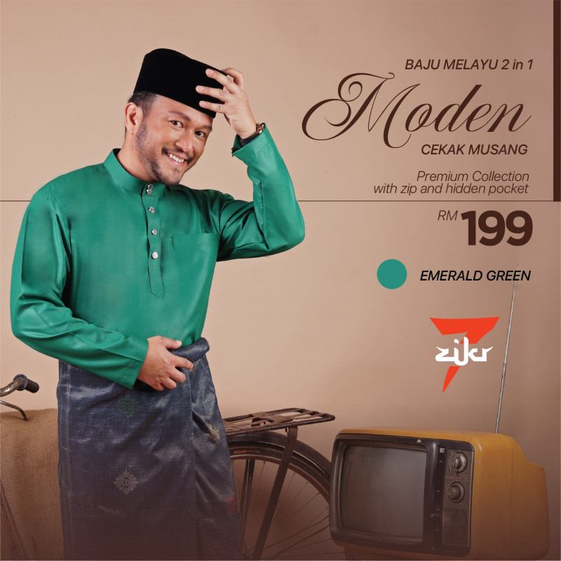 Baju Melayu Moden 2 In 1