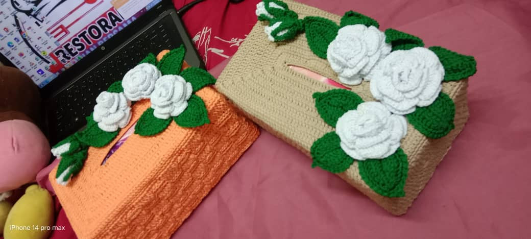 Kait kotak tisu holder jenis bunga free kotak tisu