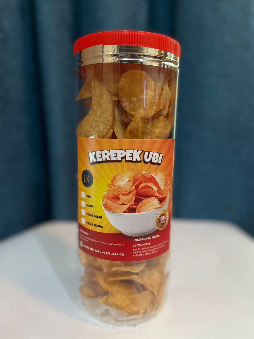 Kerepek Ubi Pedas Kering