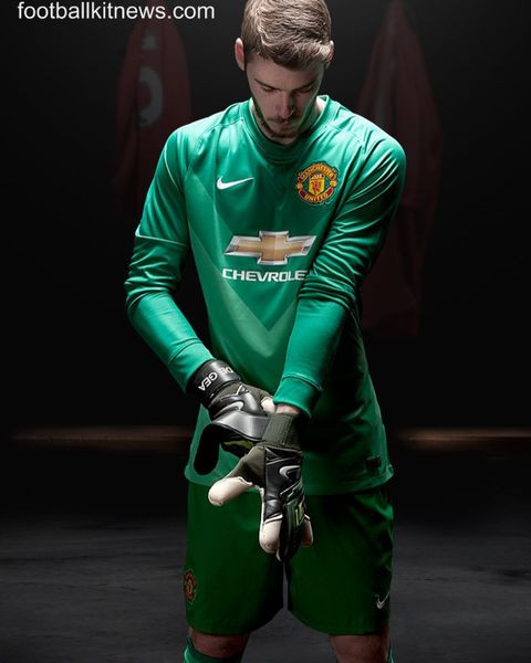 ManUtd Home Nike Goalkeeper kids XL jersey 2014 good condition