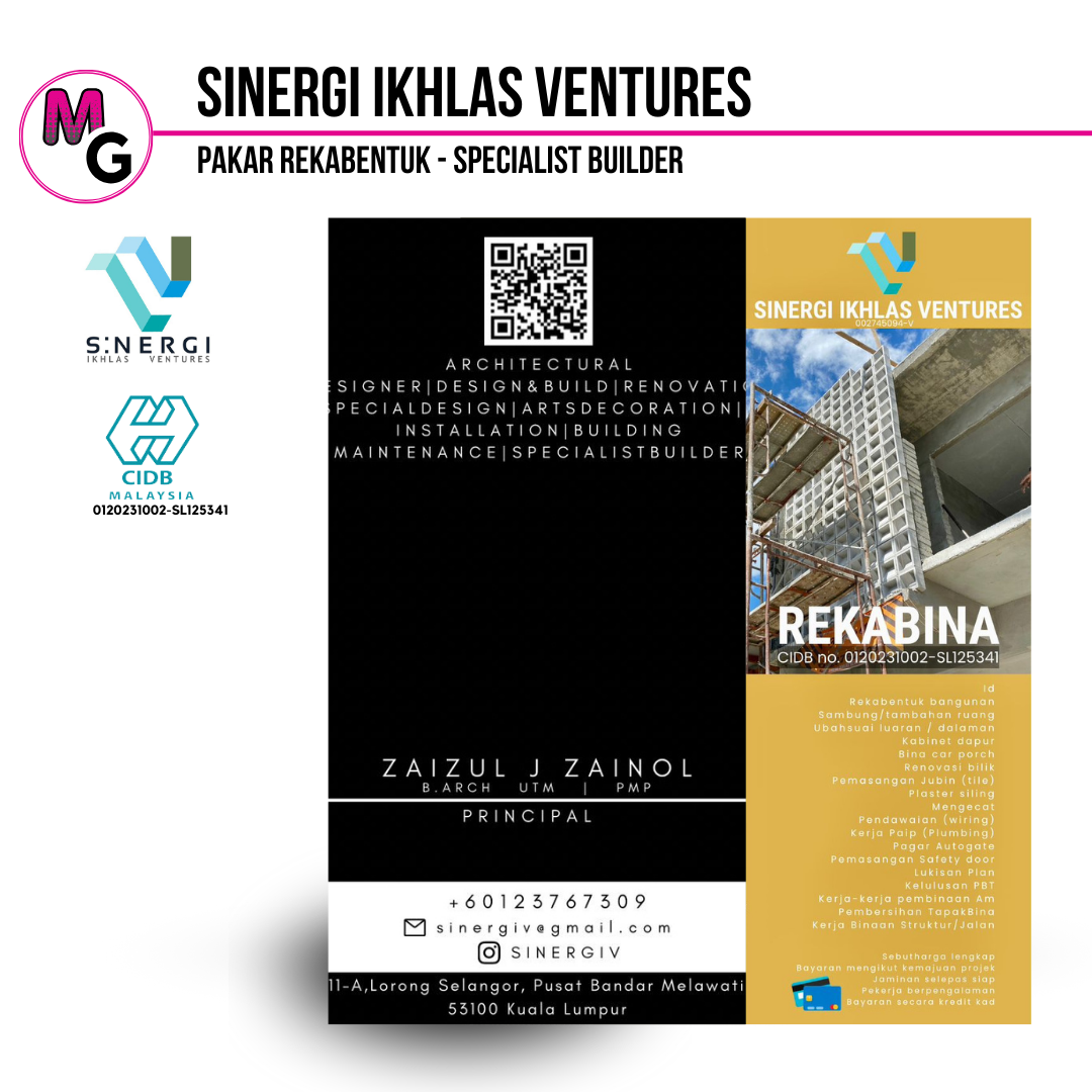 Specialist Builder Khidmat Rekabina Sinergi Ikhlas Ventures