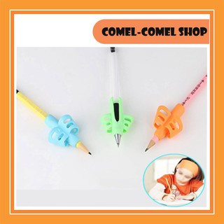 (ORANGE) COMEL-COMEL SHOP KIDS PENCIL HOLDER GRIP/ PEMEGANG PENSIL UNTUK KANAK-KANAK PERMULAAN MENULIS