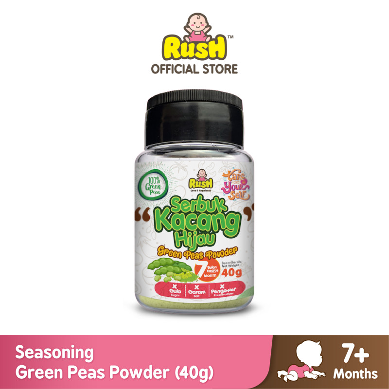 Rush Baby Seasoning Green Peas Powder 40g