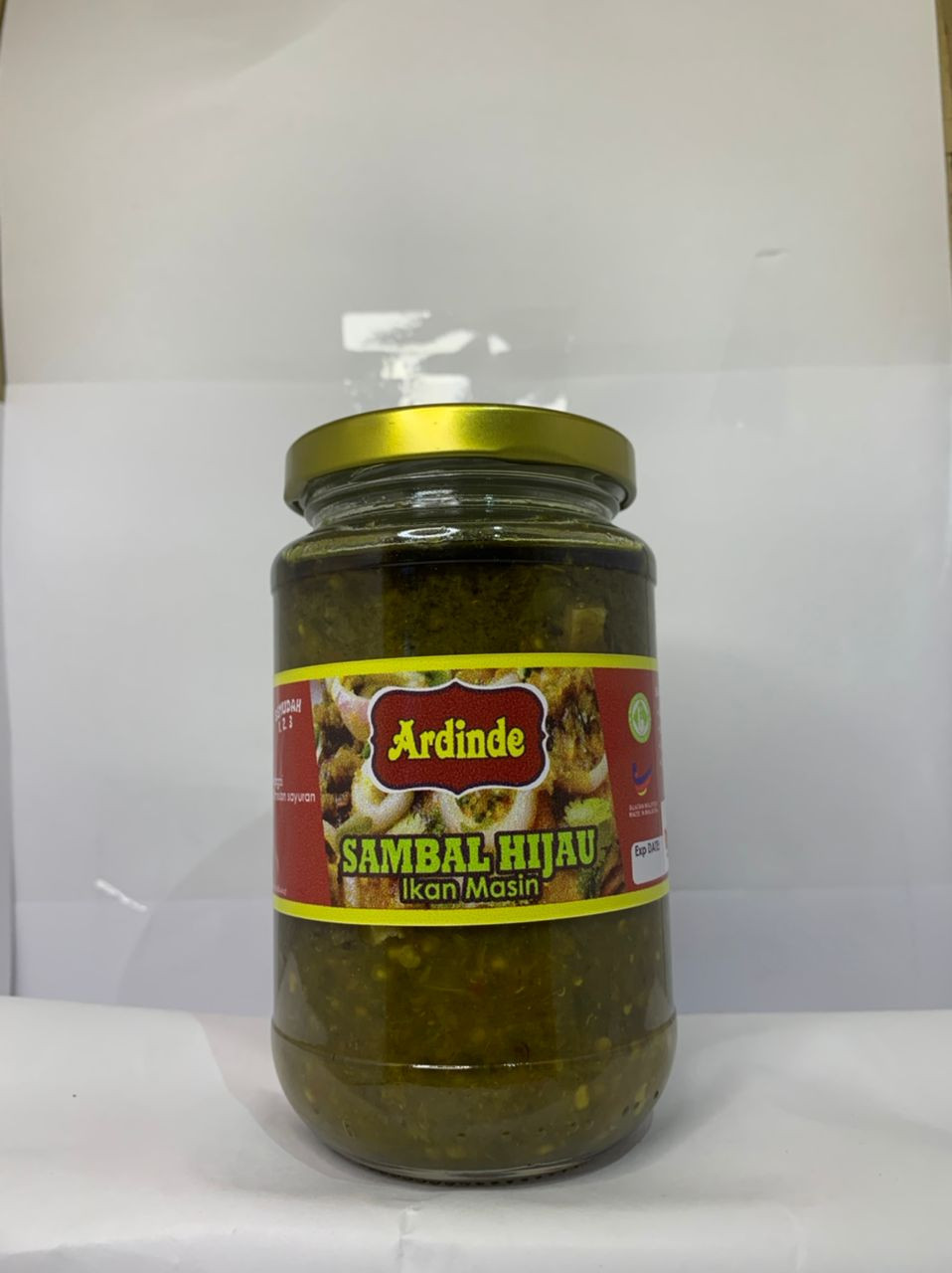 sambal hijau ikan masin