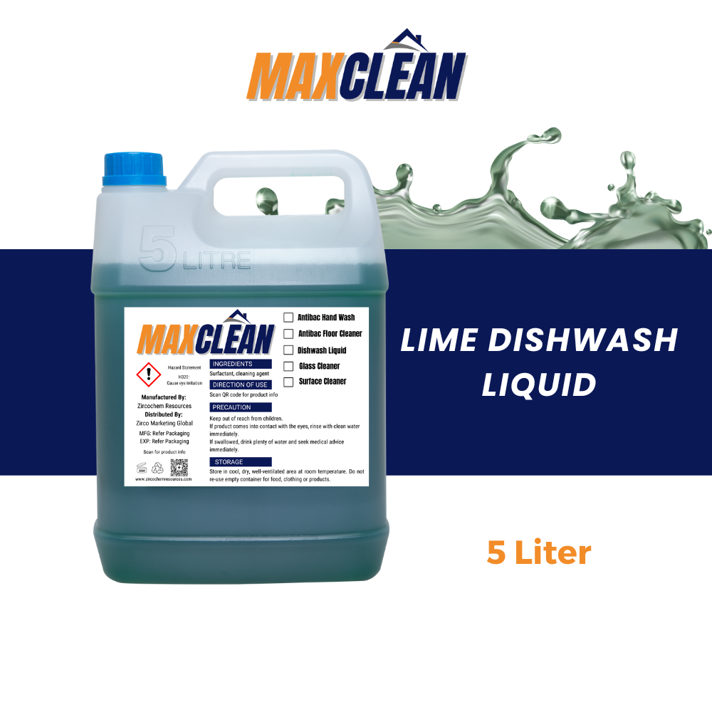 Sabun Pencuci Pinggan MaxClean 5L - Limau