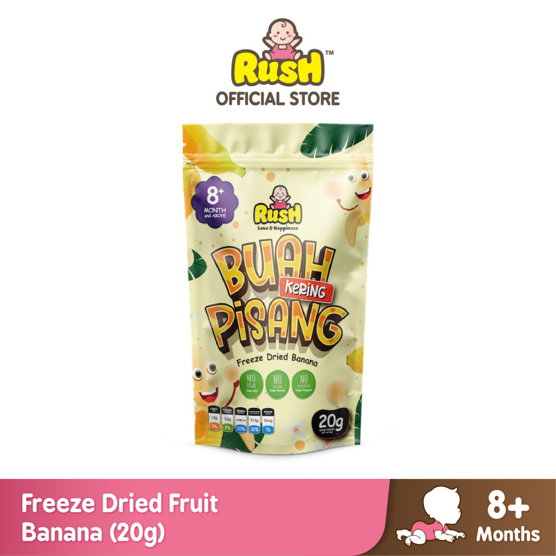 Rush Baby Freeze Dried Fruit Banana 20g