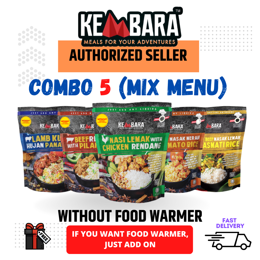 KEMBARAMEALS COMBO 5 MIX WITHOUT FOOD WARMER